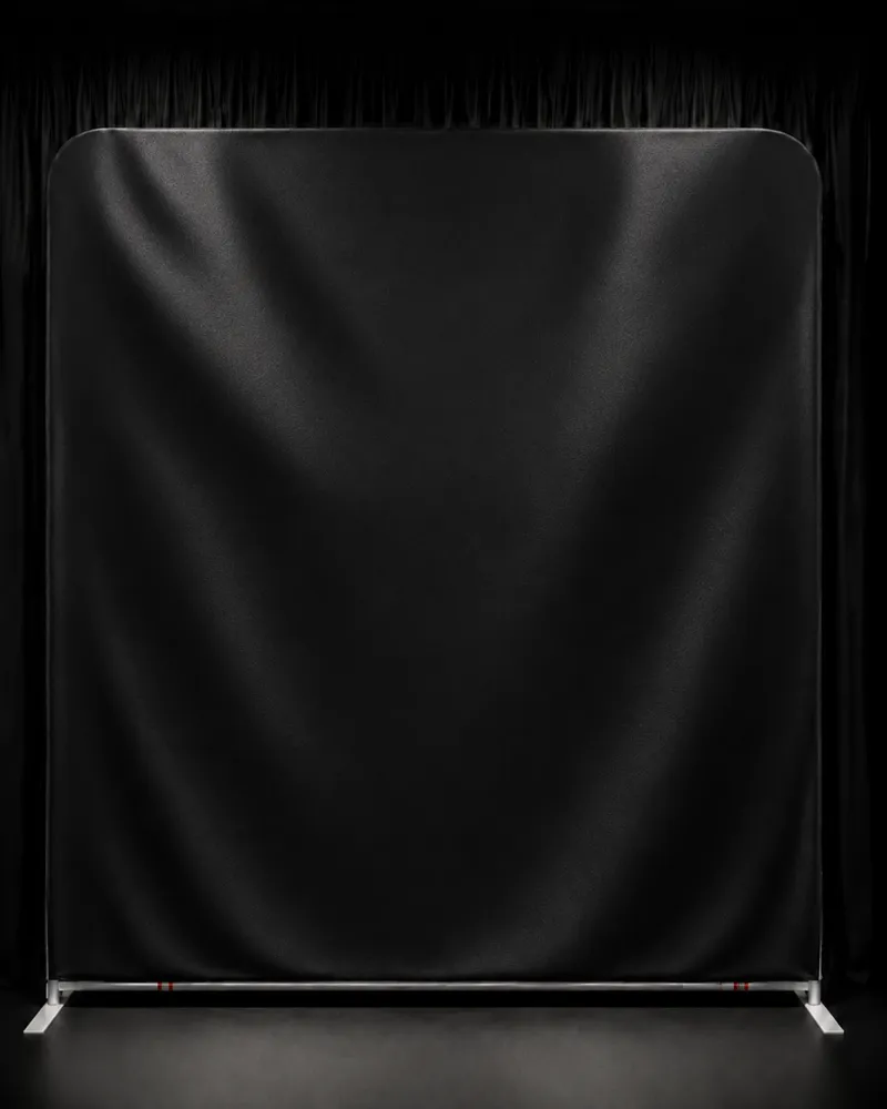 Standard Black backdrop — clean matte black